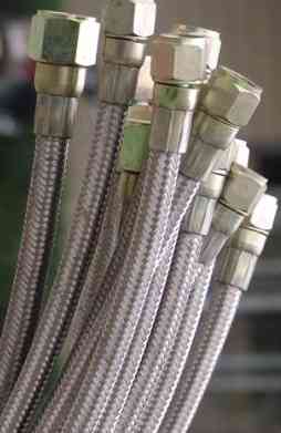 铁弗龙不锈钢丝编织增强高压高温管